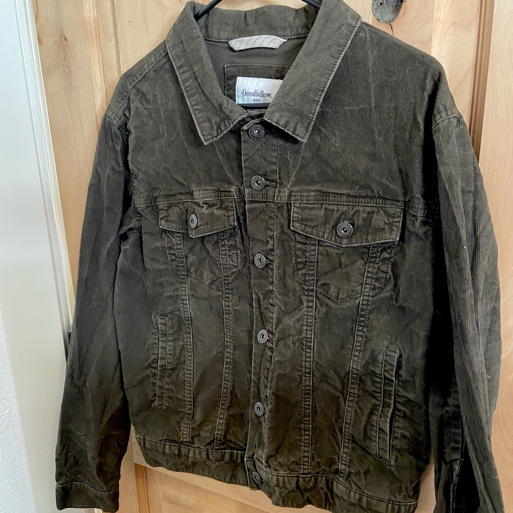 Olive Corduroy Jacket